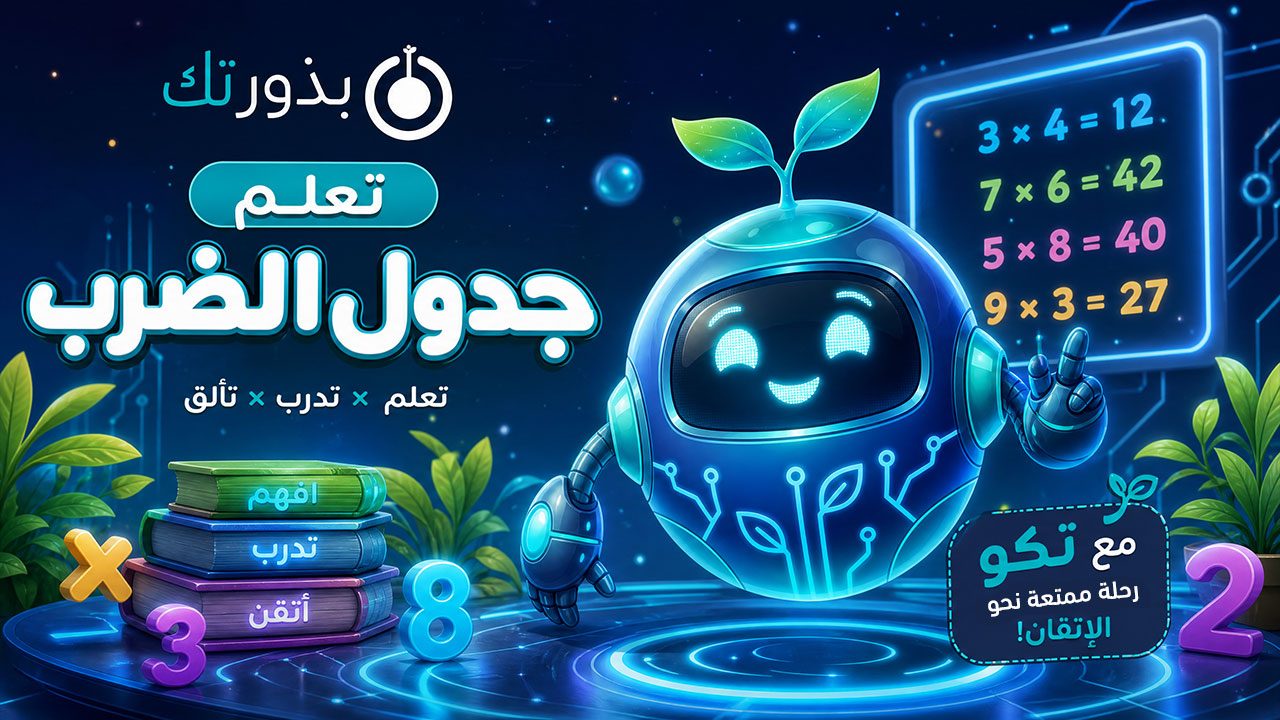 كتاب تعلم جدول الضرب مع تِكو