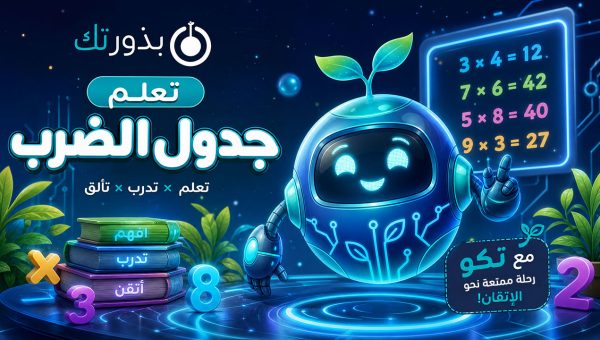 كتاب تعلم جدول الضرب مع تِكو